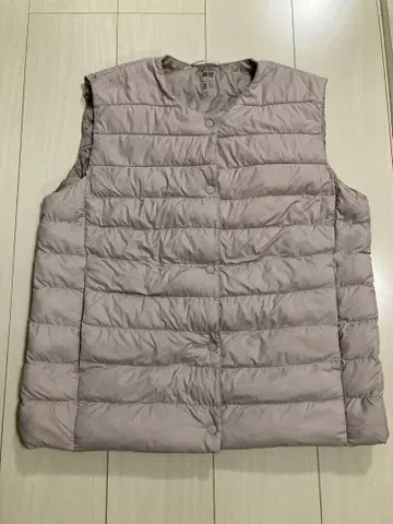 UNIQLO PUFF-TECH 컴팩트 베스트 XL 라이트 퍼플