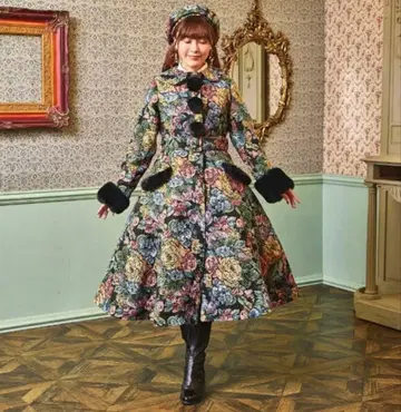 노엘 드 메모와르 고블랑 퍼 롱 코트