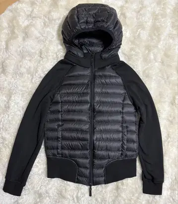 새상품급 덥스타 후디드 맨투맨 콤비 나일론 다운 자켓 DSC