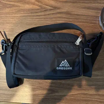 GREGORY 블랙 숄더백