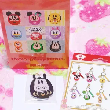 디즈니 호레스 호스 컬러 달마 키체인 2026