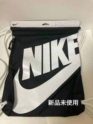 [ 미사용 새상품 ] NIKE 나이키 냅색 자크 짐색 블랙 화이트