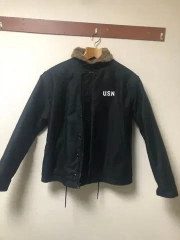 휴스턴 BLUE PORT 일본제 N-1 덱 자켓 블랙, 새상품