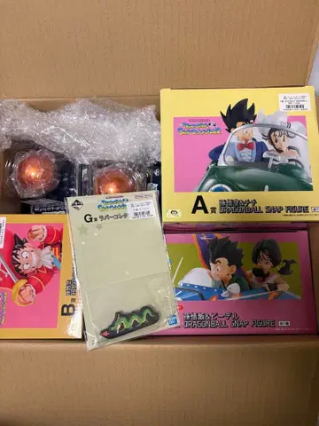 드래곤볼 제일복권 A, B, F상, 라스트 원상 세트 신룡 미개봉 새상품