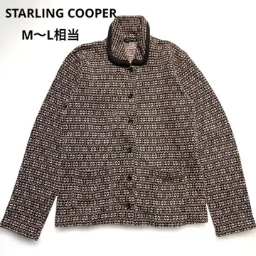 STARLING COOPER 코튼 니트 자켓 페어아일 패턴 일본제