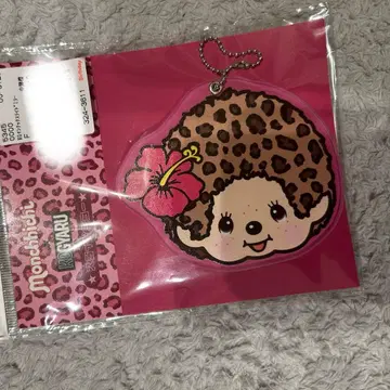 몬치치 레오파드 무늬 키링 코갸루 콜라보