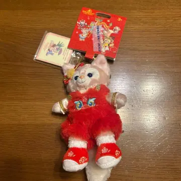 상하이 디즈니랜드 리나벨 봉제 인형 키링