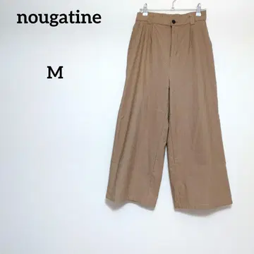 누가틴 속기모 스트레치 와이드 팬츠 레이온 M 허리밴딩