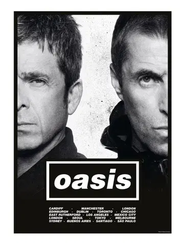 OASIS Half Faces 포스터