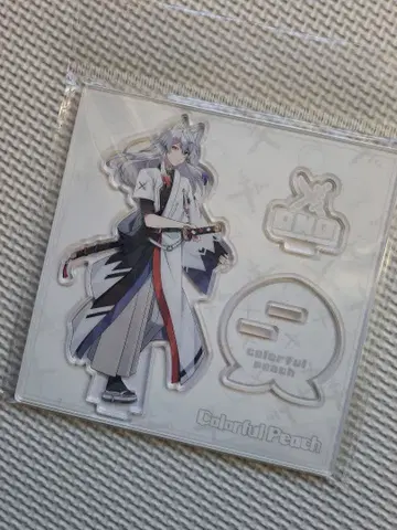 컬러풀 피치 아크릴 스탠드 도누쿠 씨 카라피치 컬렉션