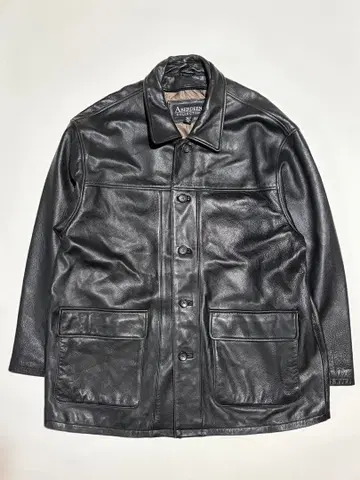 빈티지 램 레더 카 코트 재킷