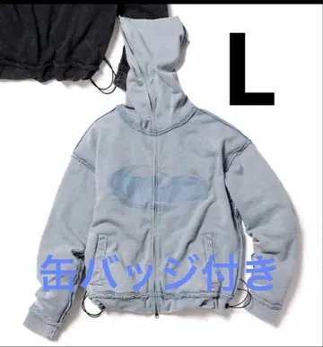 Age Factory x CPG BLUE hoodie 후드티