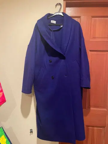 laguna 퍼플 롱 코트