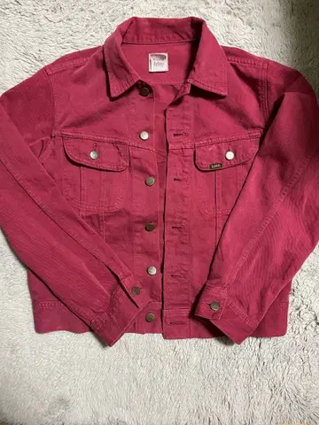 Lee 빨간색 데님 자켓 M 사이즈
