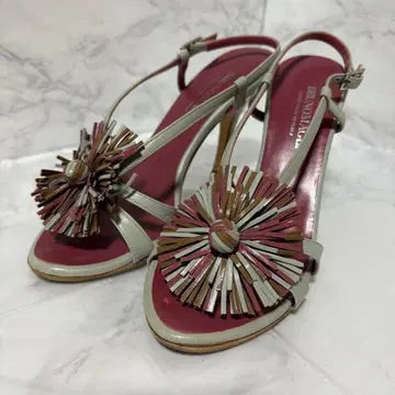 y121512 BRUNOMAGLI 샌들 펌프스 꽃 35