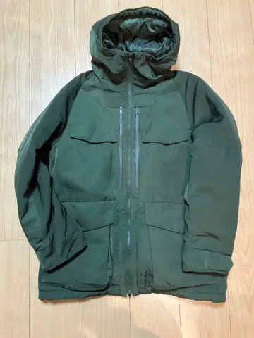 유니클로 하이브리드 다운 후드티 M