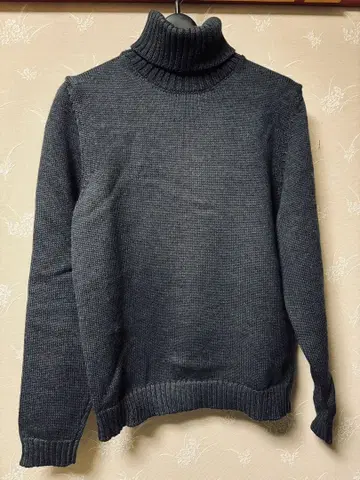 ZANONE 다크 네이비 5G 터틀넥 46