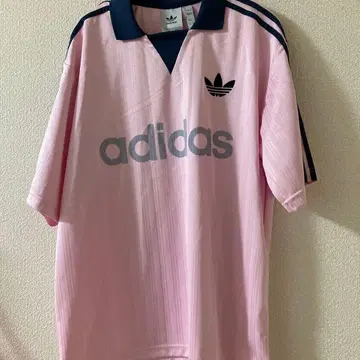 새상품급 adidas 카라 부착 고리 탑 핑크 게임 셔츠