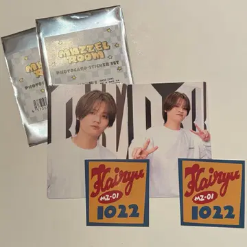 MAZZEL ROOM 랜덤 포토 카드 & 스티커 세트 카이류