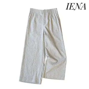 [ 이에나 ] Sustina 트위드 와이드 팬츠 트위드 38 일본제