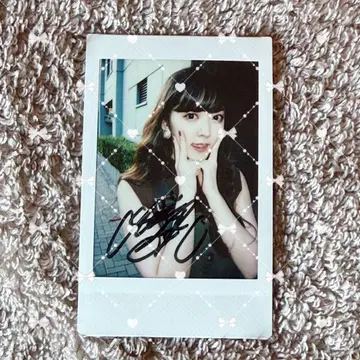 스즈키 아이리 친필 사인 폴라로이드 사진 하로프로