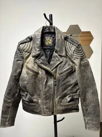 80s 가죽 자켓 천연 가죽