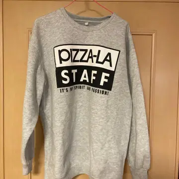 PIZZA-LA STAFF 맨투맨 LL 그레이