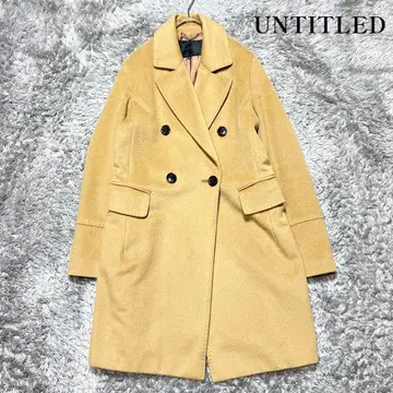 언타이틀 일본제 캐시미어 혼방 더블 체스터 코트 S 사이즈 상당 새상품급