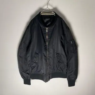 ALPHA 알파 MA-1 리버서블 새틴 스카잔 자켓 L