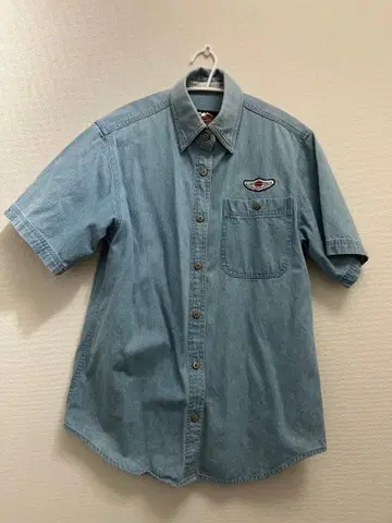 할리데이비슨 데님 셔츠 S 사이즈