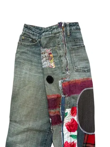 patch work denim