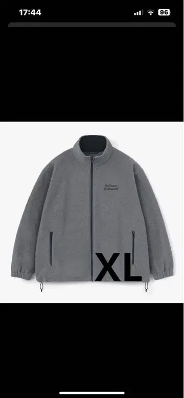 엔노이 PROFESSIONAL FLEECE JACKET 그레이 XL