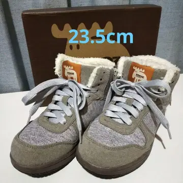 MOZ 보아 하이컷 스니커즈 발수 방한 미끄럼 방지 23.5cm