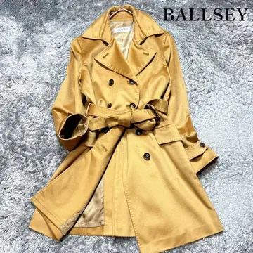 보르지 캐시미어 100% 벨티드 코트 S 상당 카멜 새상품급