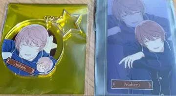 아오페라 카페 소엔지 아사하루 홀로그램 카드 아크릴 키링