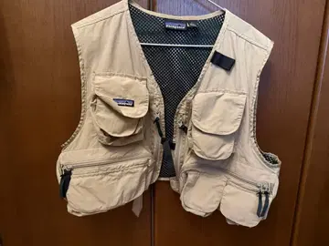 Patagonia 낚시용 조끼 베이지