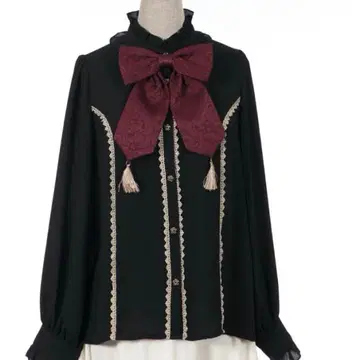 axes femme Kawaii 클래시컬 리본 포함 블라우스