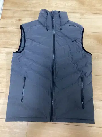 포르쉐 디자인 두꺼운 원단 베스트 그레이 M