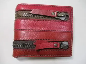 하자품 새상품 지갑 남성용 DOUBLES 브랜드 중지갑 포함 천연 가죽!