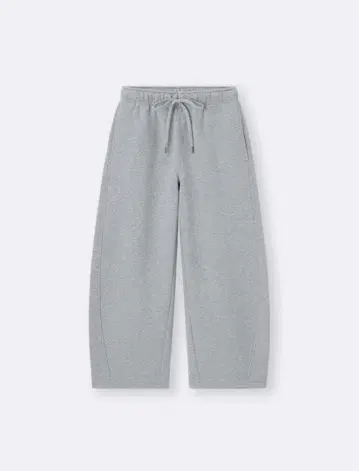 GU 헤비 웨이트 맨투맨 배럴 레그 팬츠