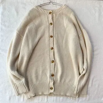 [ 클래식 엘프 ] 2WAY 니트 풀오버 가디건 로우 게이지 L