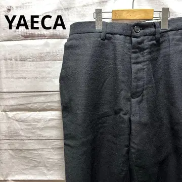 YAECA 슬랙스 울 린넨 S 블랙 가을/겨울 심플 무지 인기