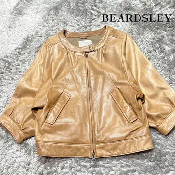 비어즐리 양가죽 램 가죽 자켓 7부 소매 프리 사이즈 새상품급