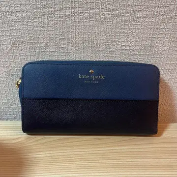케이트 스페이드 네이비 블랙 장지갑