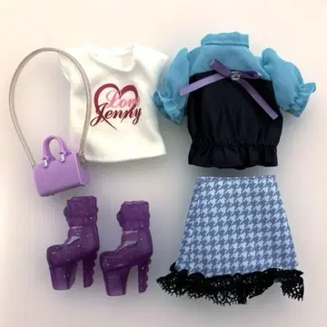 해시태그 리카짱 옷 갈아입기 의류 세트