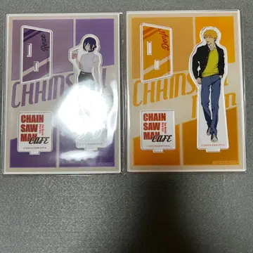 체인소 맨 카페 아크릴 스탠드 레제 덴지