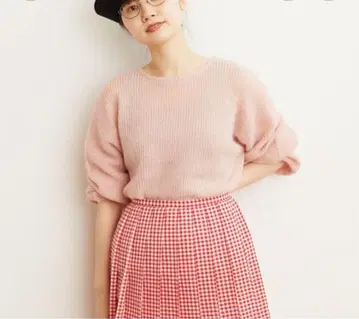 fig London mimi 풀오버 핑크 니트