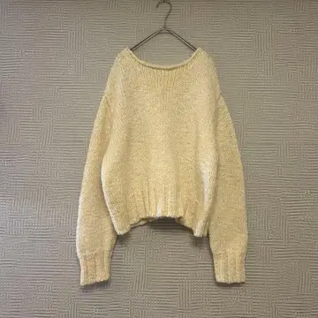 [ 고품질 ] IENA 이에나 컬러 모그 풀오버 니트 아이보리