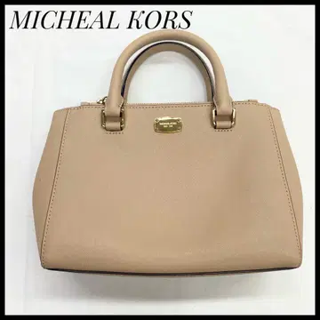 [새상품급] MICHAEL KORS 사피아노 가죽 핸드백 베이지