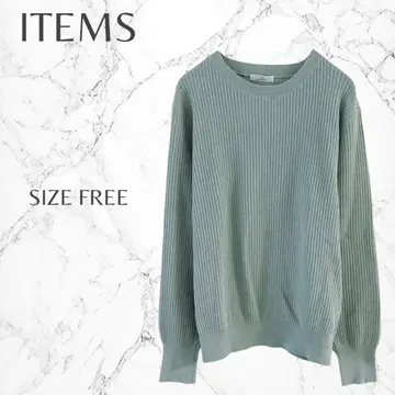 아이템즈 어반 리서치 캐주얼 심플 가을/겨울 세련된 리브 니트